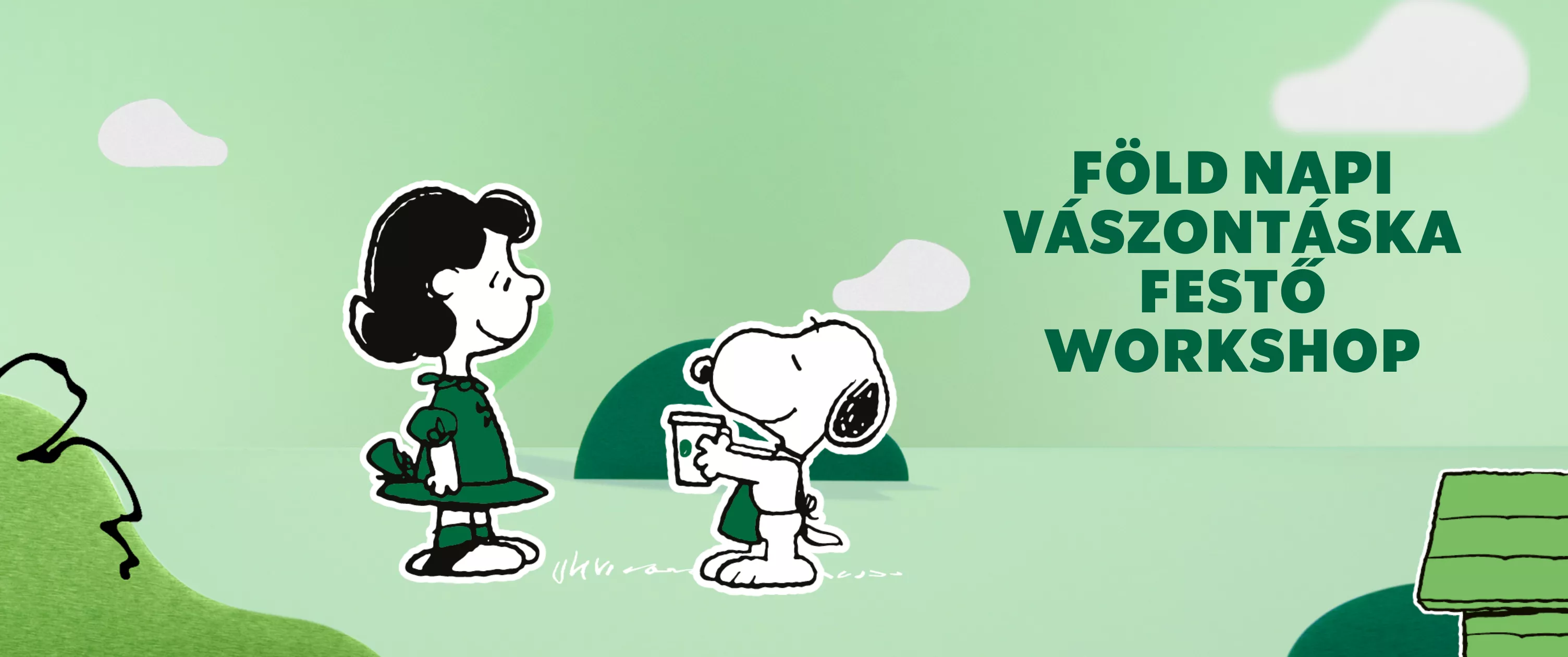 Starbucks Föld napi vászontáska festő workshop 2025 🎨☕🌍