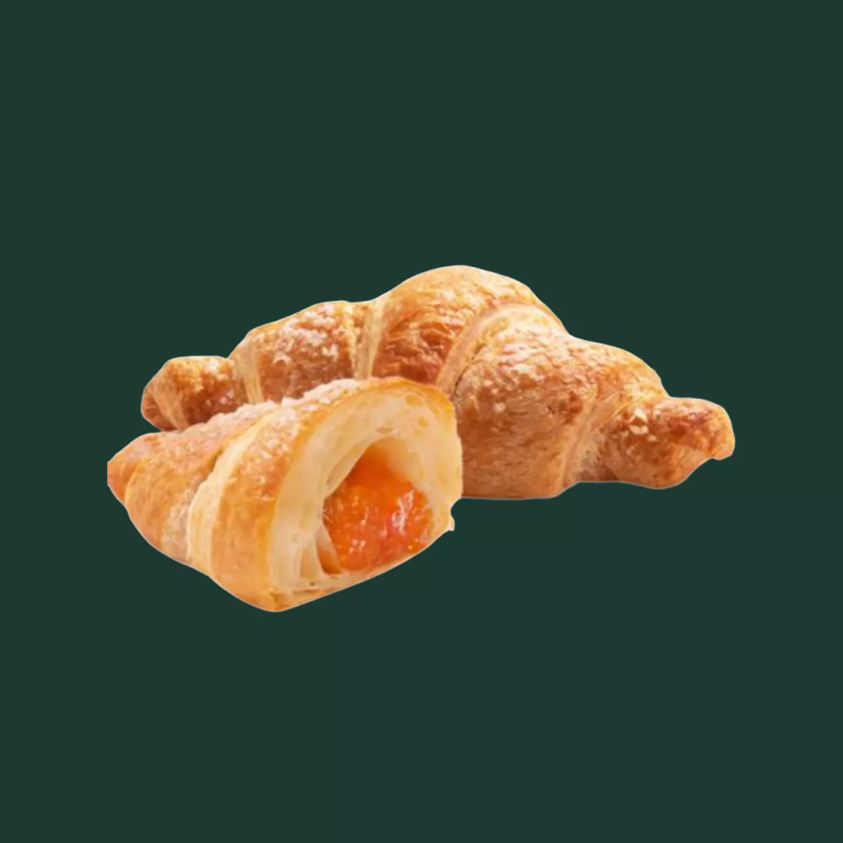 Narancsos vegán croissant