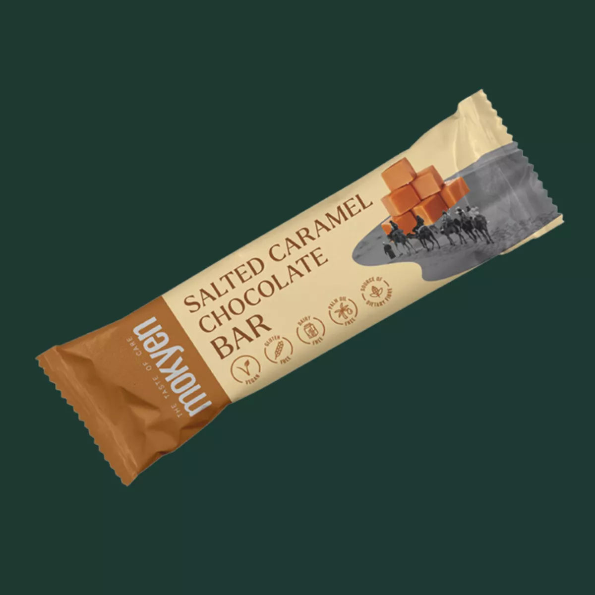 Sóskaramellás-csokoládés szelet (vegán és gluténmentes)