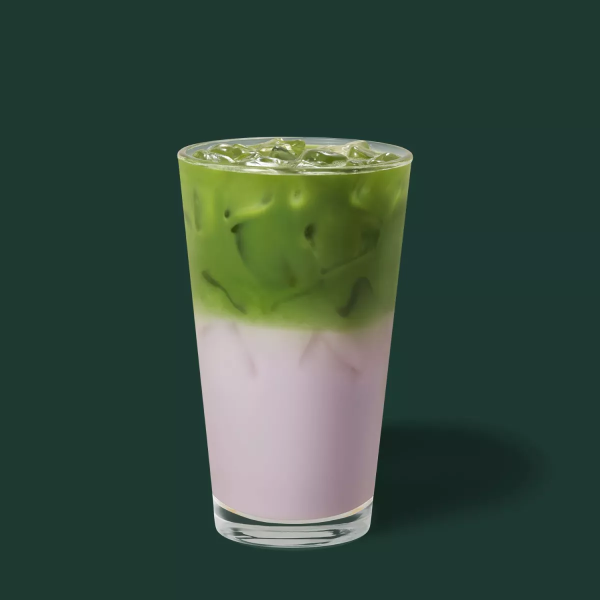 Iced Lavender Flavour Matcha Latte