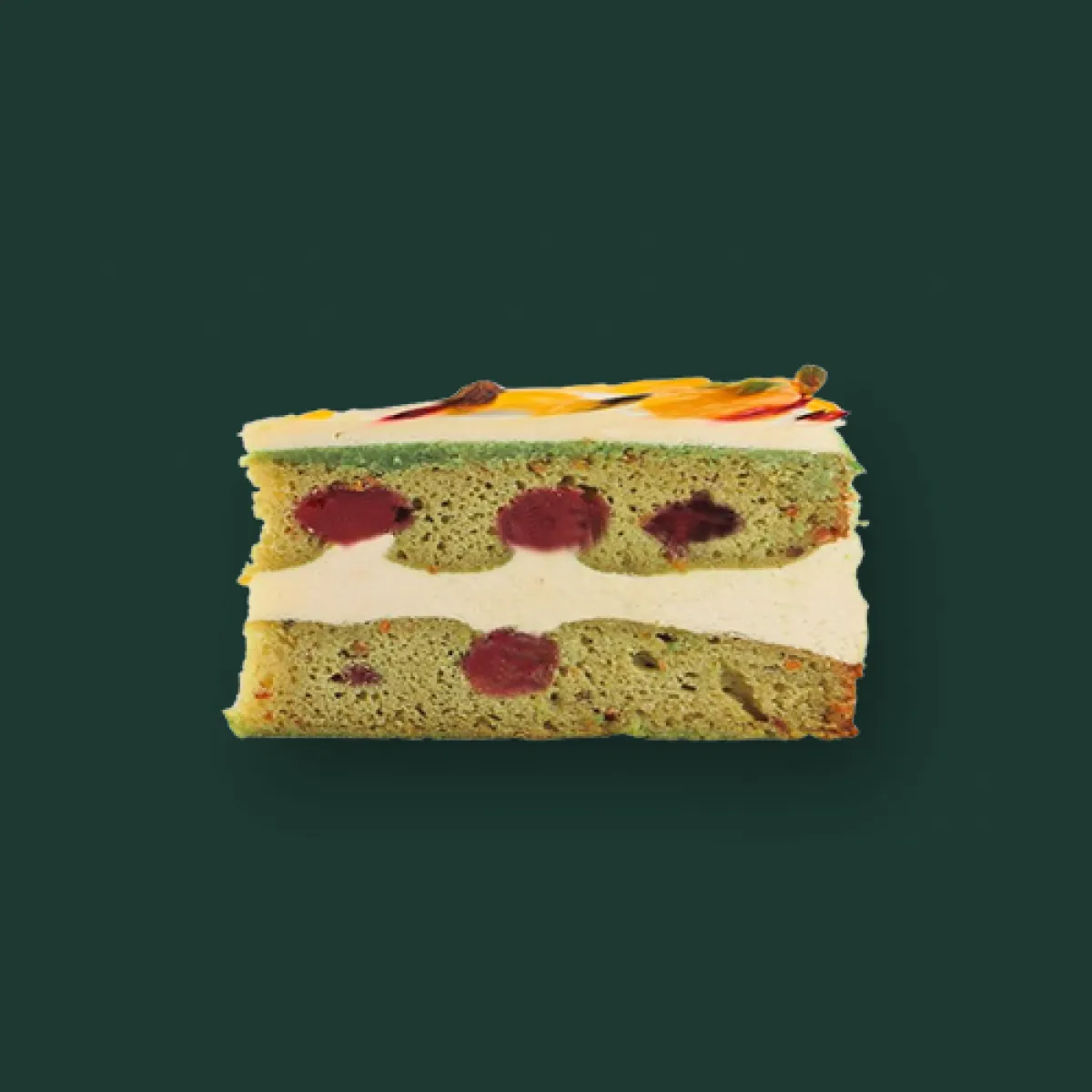 Pistachio Raspberry Cake