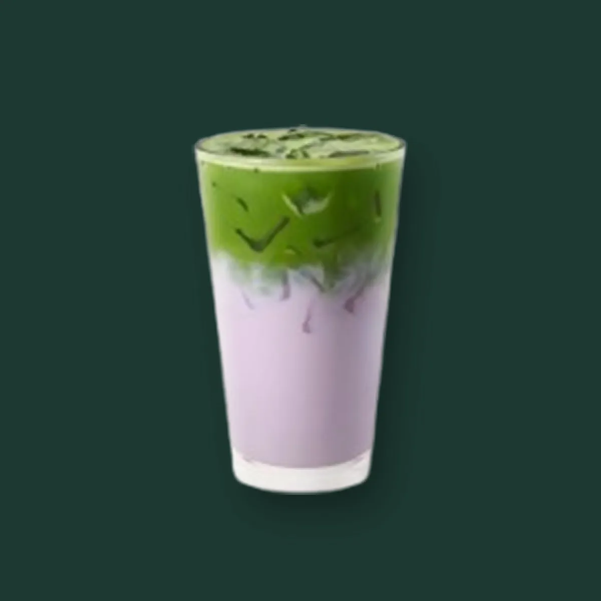 Iced Ube Vanilla Flavour Matcha Latte