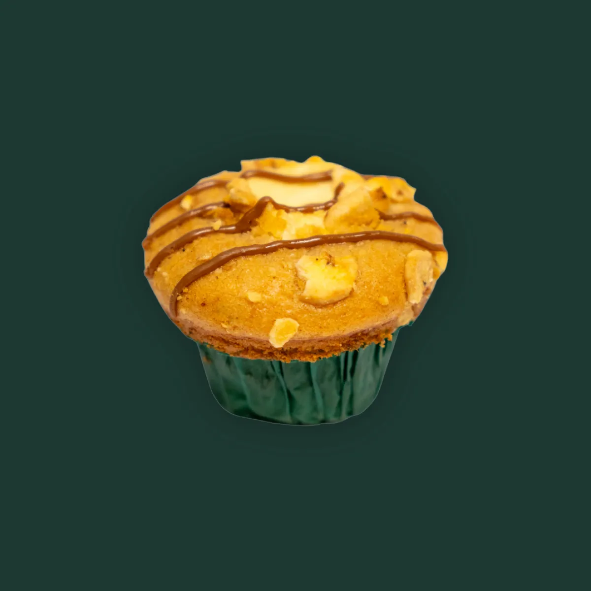 Karamellás banános ricotta muffin