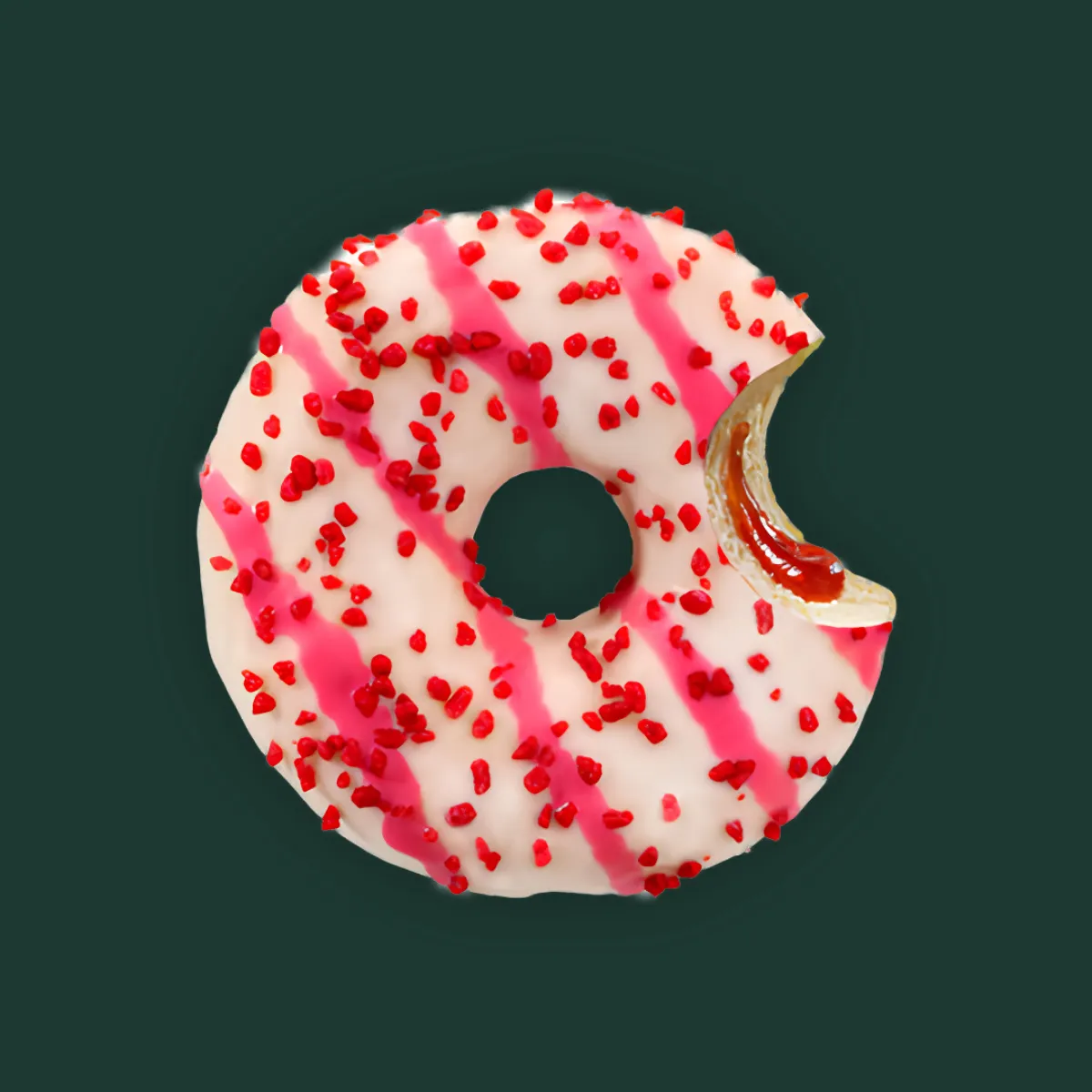 Strawberry donut
