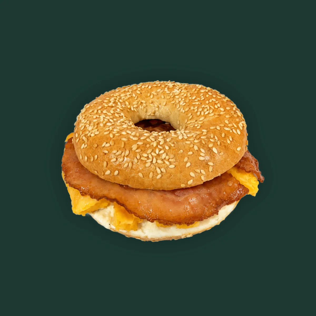 Tojásos, baconös bagel