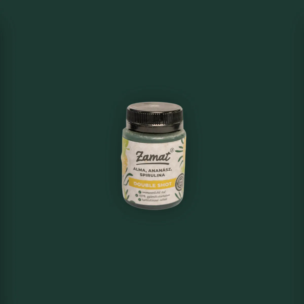 Vitamin shot spirulinával