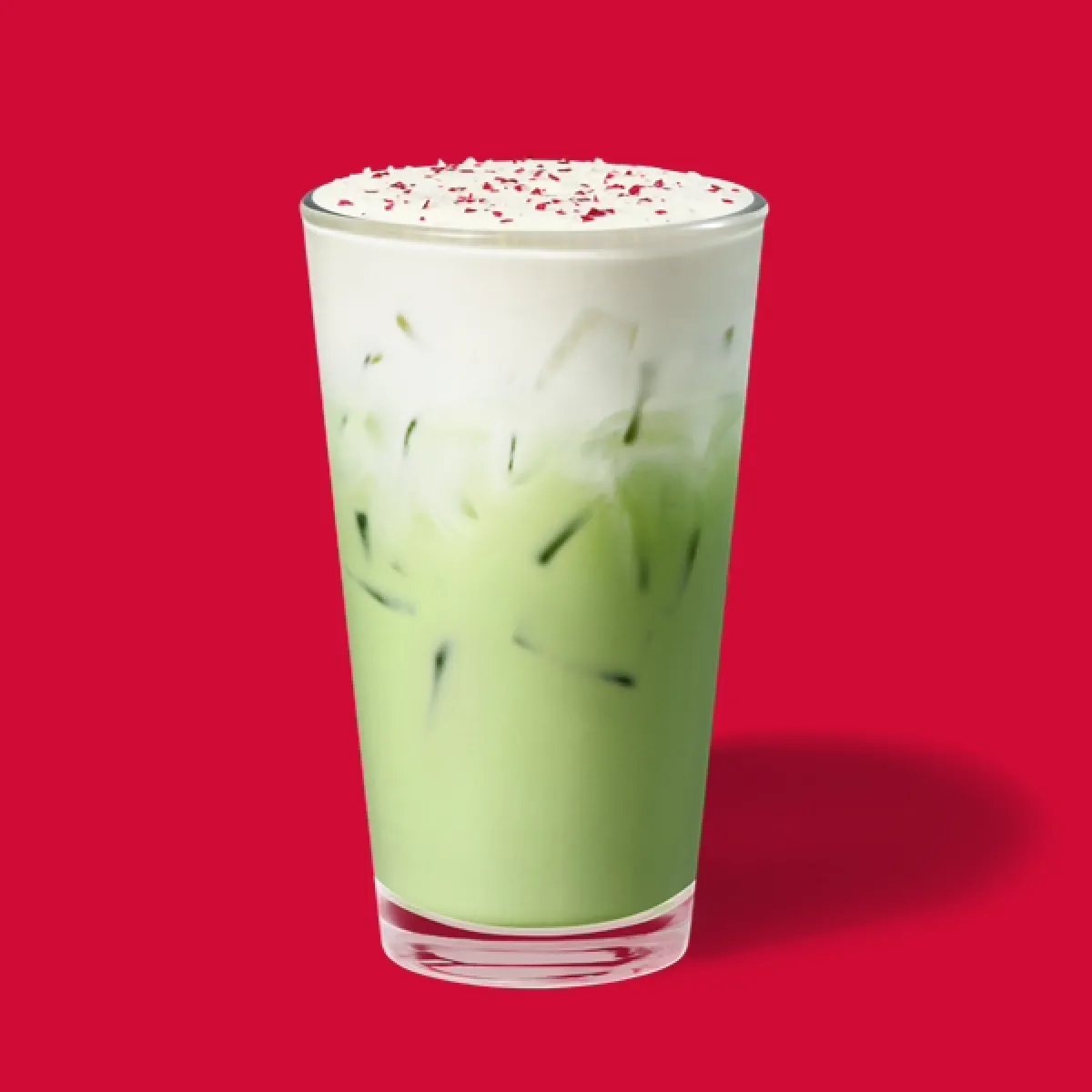 Iced Peppermint White Chocolate Matcha Latte