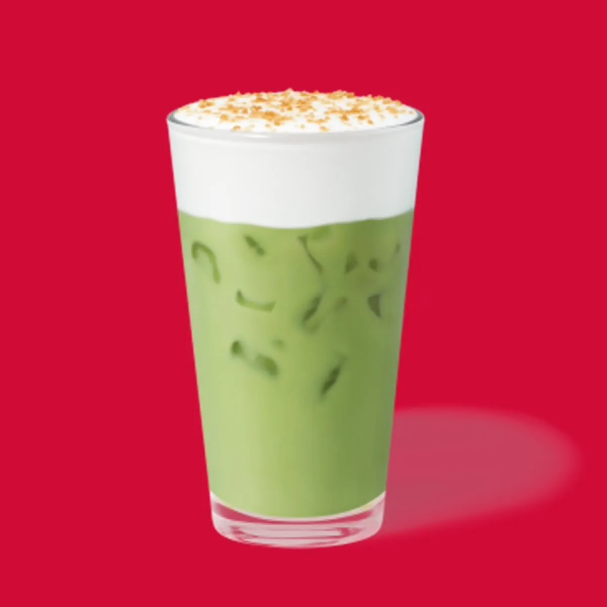 Iced Toffee Nut Cream Matcha Latte