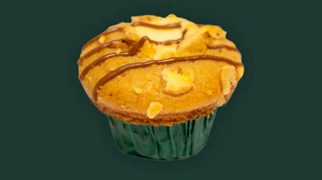 Karamellás banános ricotta muffin