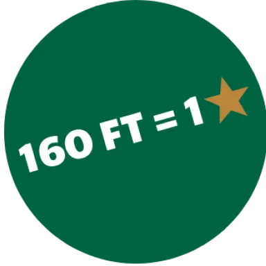 160FT=1 Star
