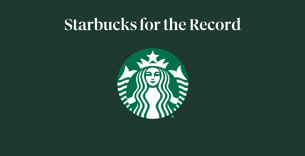 Starbucks for the record